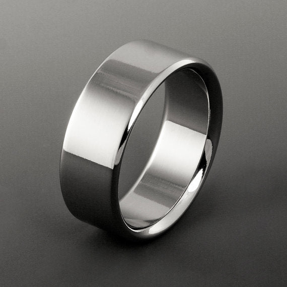 Handmade Titanium Wedding Band