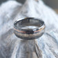 Handcrafted Titanium Ring with 18k White & Rose Gold Inlays - Unique &