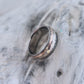 Handcrafted Titanium Ring with 18k White & Rose Gold Inlays - Unique &