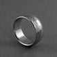 Titanium Hammered Ring - Domed Profile