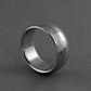 Titanium Hammered Ring in a Domed Profile