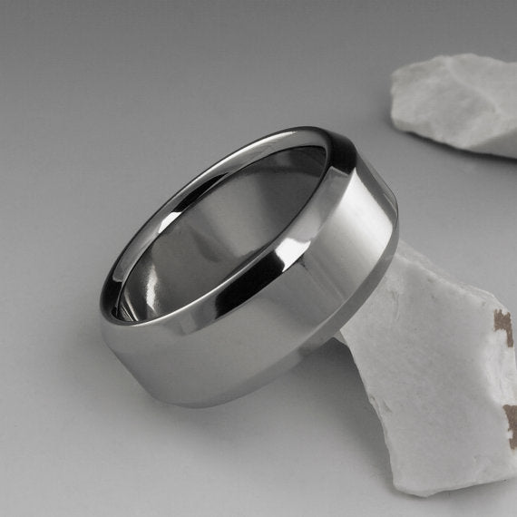 Handcrafted Titanium Promise Ring