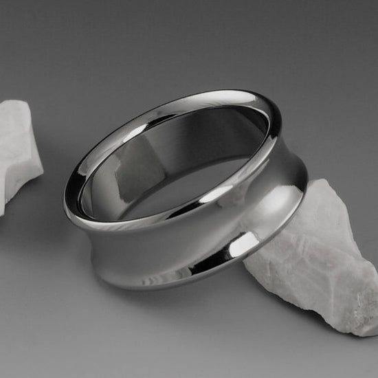 Titanium Ring - Concave Profile