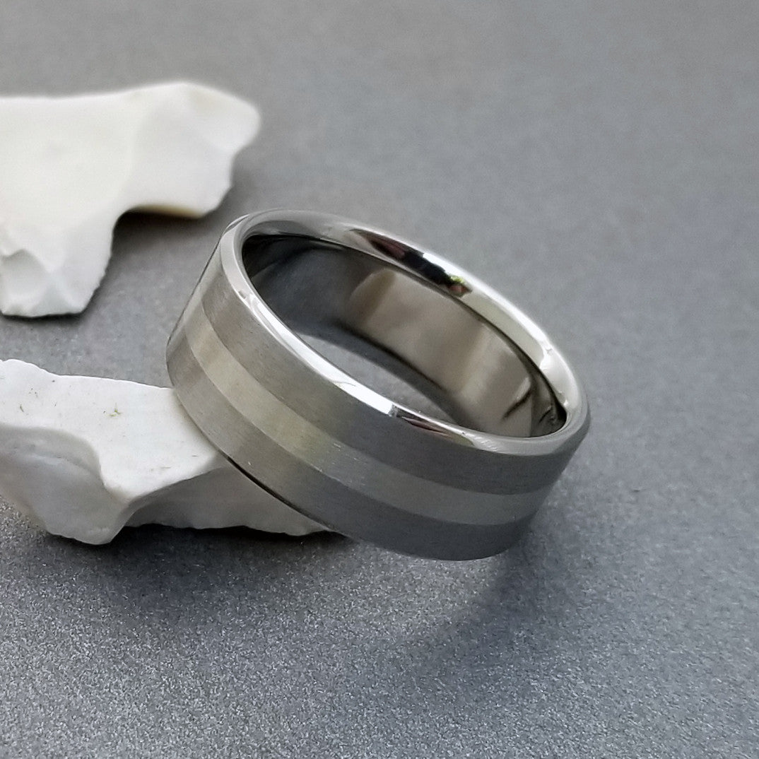 Classic Titanium - Handmade Titanium Rings - Crafted in California